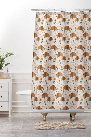 Lathe & Quill Home on the Range Shower Curtain And Mat