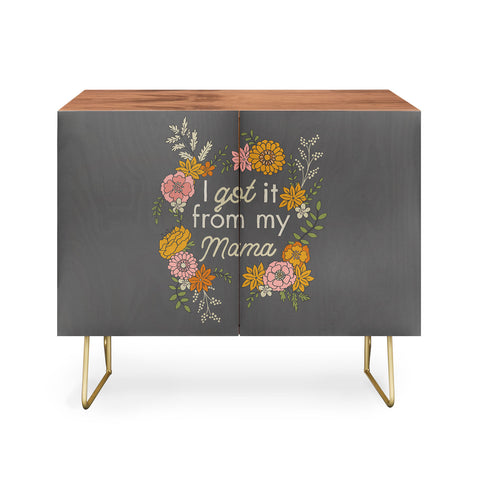 Lathe & Quill I Got It from My Mama Credenza