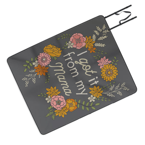 Lathe & Quill I Got It from My Mama Picnic Blanket