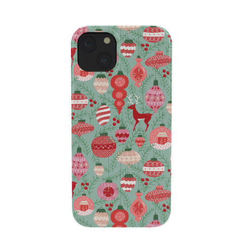 Lathe & Quill MidCentury Ornaments in Red Phone Case
