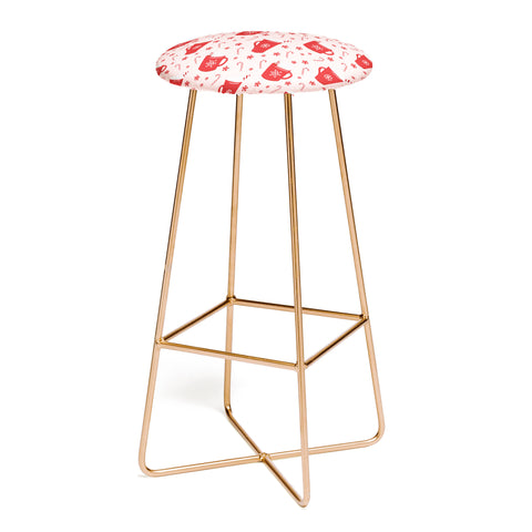 Lathe & Quill Peppermint Mocha I Bar Stool