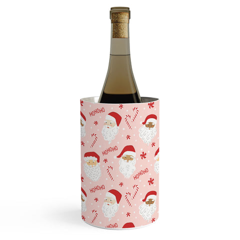 Lathe & Quill Peppermint Santas Wine Chiller