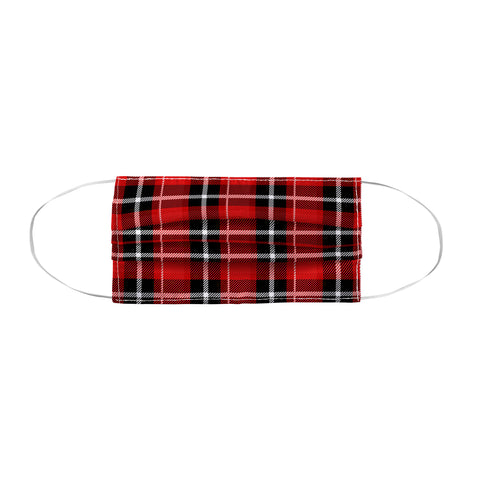 Lathe & Quill Red Black Plaid Face Mask