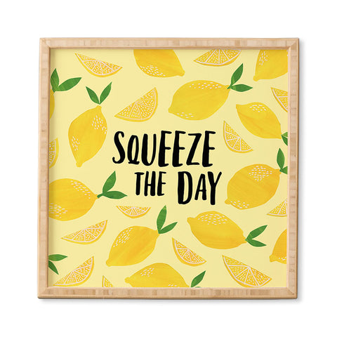 Lathe & Quill Squeeze the Day Framed Wall Art
