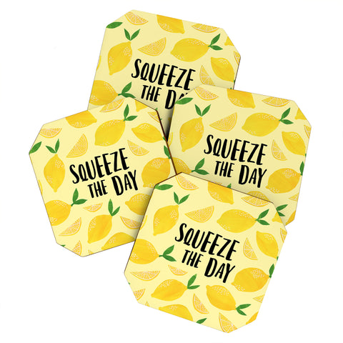 Lathe & Quill Squeeze the Day Coaster Set