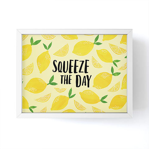 Lathe & Quill Squeeze the Day Framed Mini Art Print
