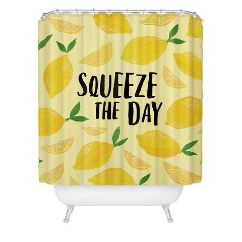 Lathe & Quill Squeeze the Day Shower Curtain