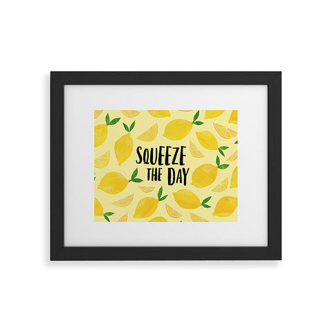 Lathe & Quill Squeeze the Day Framed Art Print
