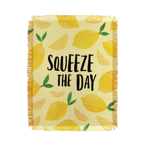 Lathe & Quill Squeeze the Day Throw Blanket