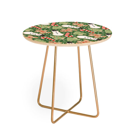 Lathe & Quill Sweet Christmas Cookies on Green Round Side Table