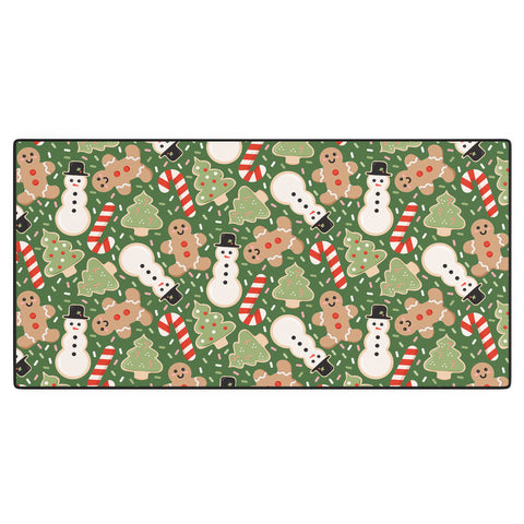 Lathe & Quill Sweet Christmas Cookies on Green Desk Mat