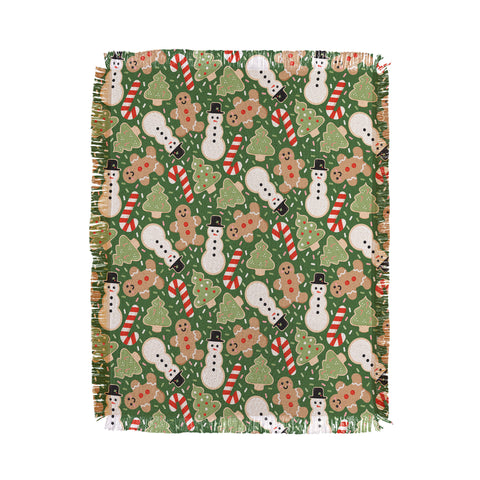 Lathe & Quill Sweet Christmas Cookies on Green Throw Blanket