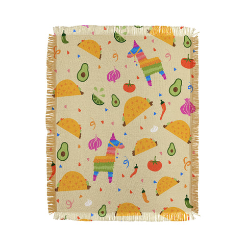 Lathe & Quill Taco Fiesta Throw Blanket