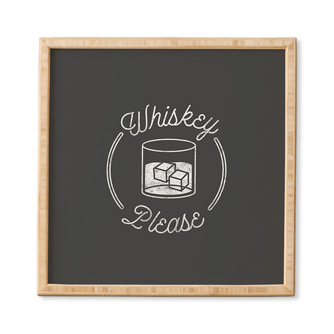 Lathe & Quill Whiskey Please 2 Framed Wall Art