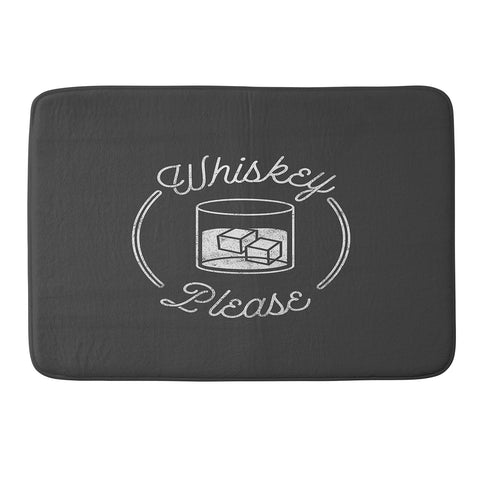 Lathe & Quill Whiskey Please 2 Memory Foam Bath Mat