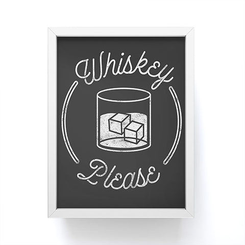 Lathe & Quill Whiskey Please 2 Framed Mini Art Print