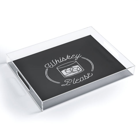 Lathe & Quill Whiskey Please 2 Acrylic Tray