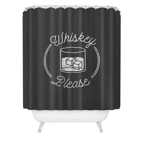 Lathe & Quill Whiskey Please 2 Shower Curtain