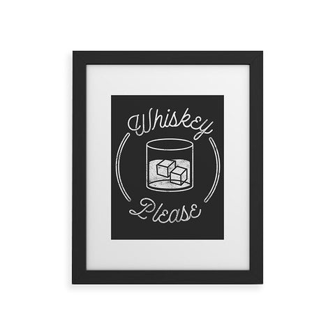 Lathe & Quill Whiskey Please 2 Framed Art Print