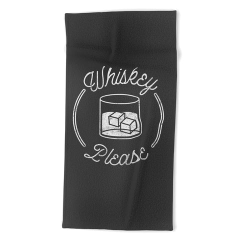 Lathe & Quill Whiskey Please 2 Beach Towel