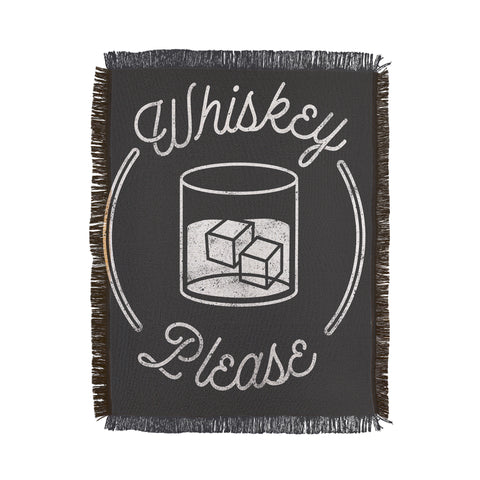 Lathe & Quill Whiskey Please 2 Throw Blanket
