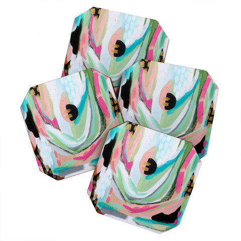 Laura Fedorowicz About a Girl Coaster Set