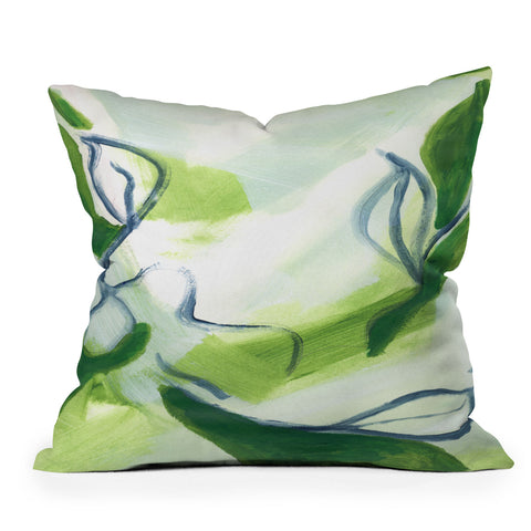 Laura Fedorowicz And She Did Outdoor Throw Pillow