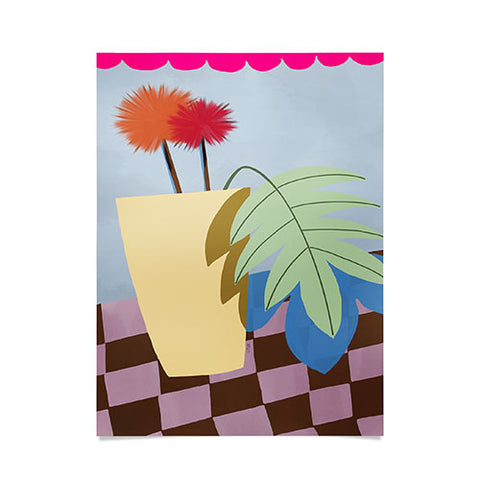 Laura Fedorowicz Bam Bouquet Hot Pink Poster