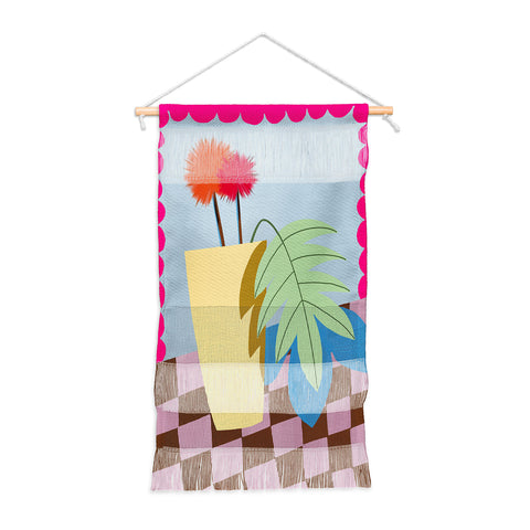 Laura Fedorowicz Bam Bouquet Hot Pink Wall Hanging Portrait