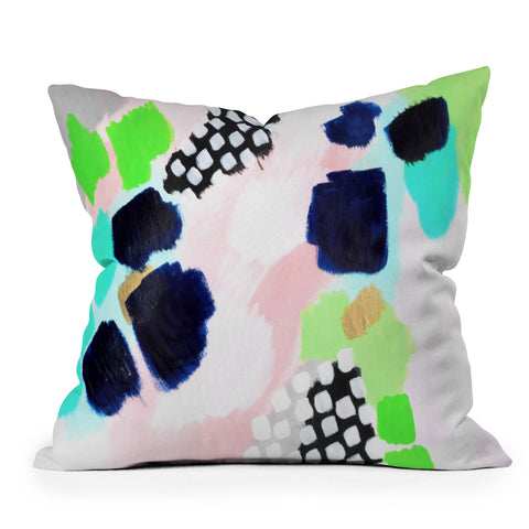 Laura Fedorowicz Beachin Outdoor Throw Pillow