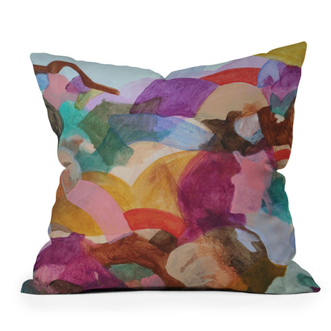 Laura Fedorowicz Beauty in the Connections Outdoor Throw Pillow