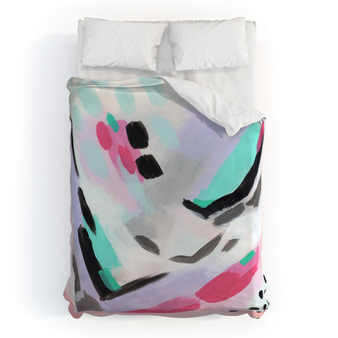 Laura Fedorowicz Beside Myself Duvet Cover