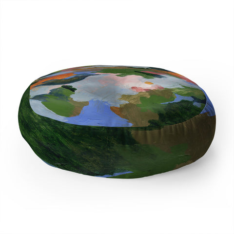 Laura Fedorowicz Birdie Boi Floor Pillow Round