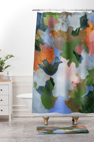 Laura Fedorowicz Birdie Boi Shower Curtain And Mat