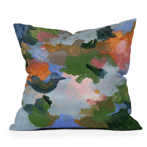 Laura Fedorowicz Birdie Boi Outdoor Throw Pillow