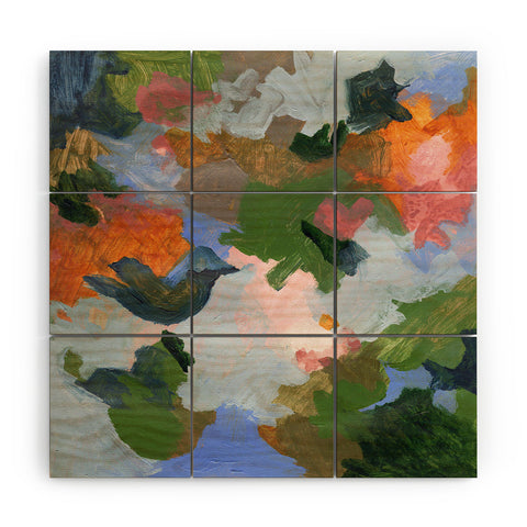 Laura Fedorowicz Birdie Boi Wood Wall Mural