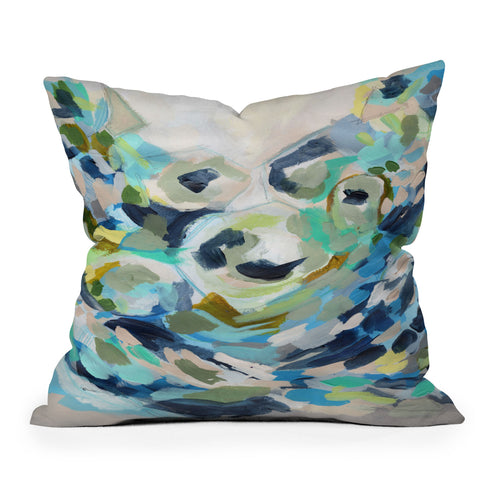Laura Fedorowicz Birdie Outdoor Throw Pillow