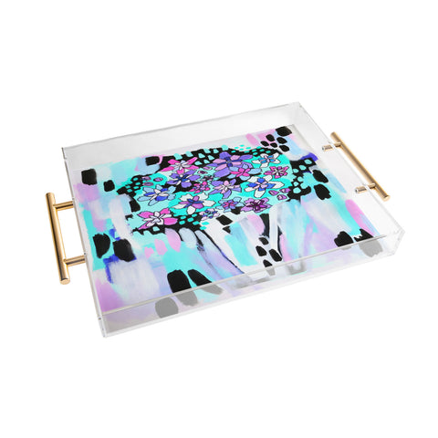 Laura Fedorowicz Bloom Even in the Dark Acrylic Tray