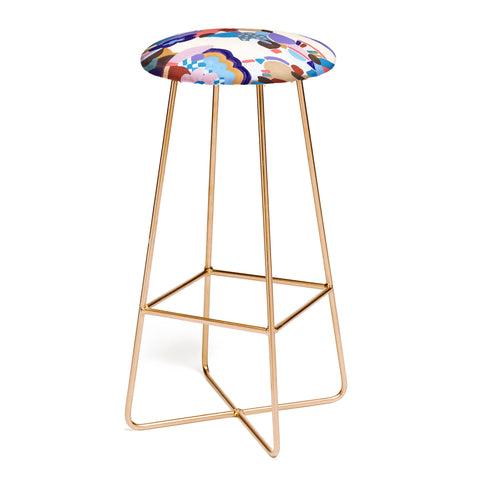 Laura Fedorowicz Blossoms Bar Stool