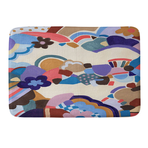 Laura Fedorowicz Blossoms Memory Foam Bath Mat