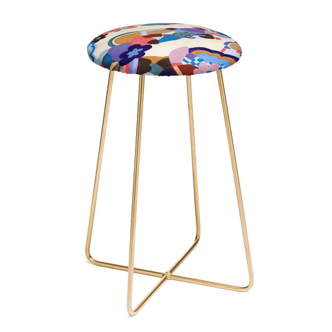 Laura Fedorowicz Blossoms Counter Stool