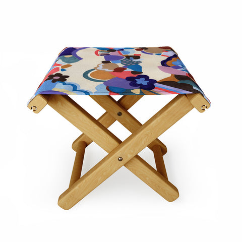 Laura Fedorowicz Blossoms Folding Stool