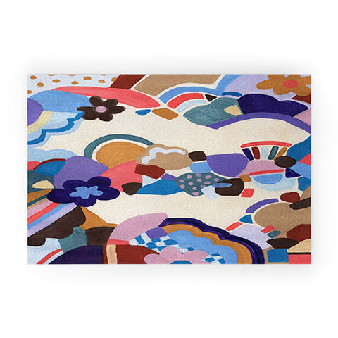 Laura Fedorowicz Blossoms Welcome Mat