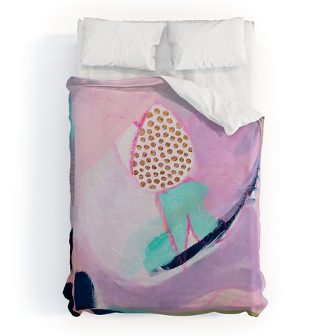 Laura Fedorowicz Blush Leopard Duvet Cover