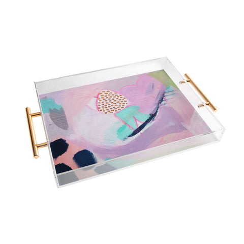 Laura Fedorowicz Blush Leopard Acrylic Tray