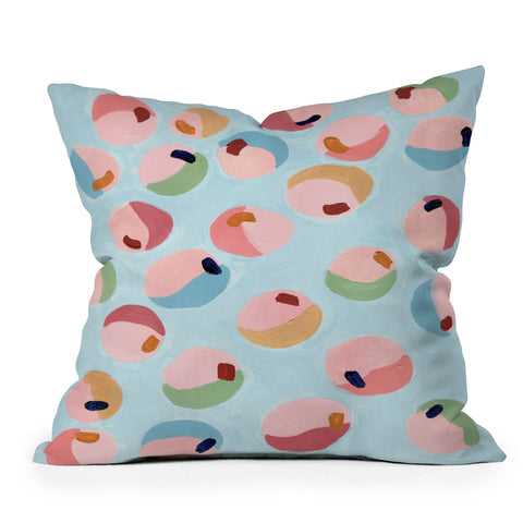 Laura Fedorowicz Bounce Abstract Outdoor Throw Pillow