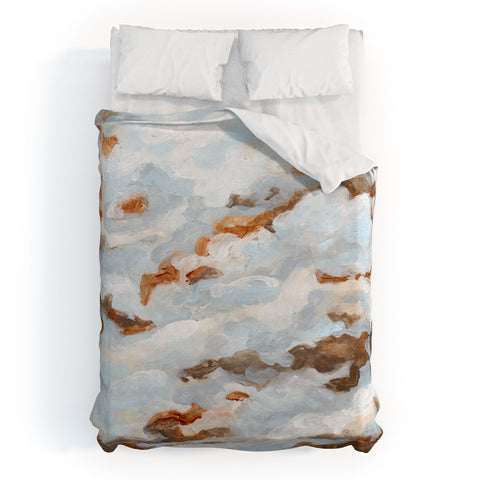 Laura Fedorowicz Clouds Dance Duvet Cover