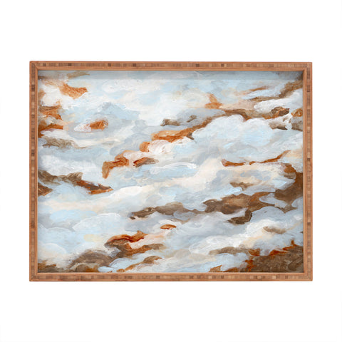 Laura Fedorowicz Clouds Dance Rectangular Tray