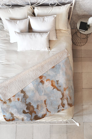 Laura Fedorowicz Clouds Dance Fleece Throw Blanket