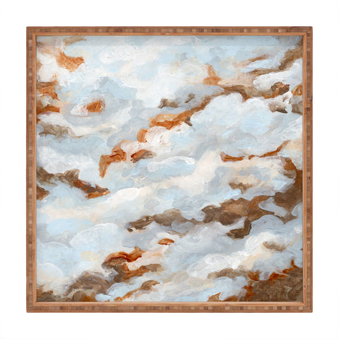 Laura Fedorowicz Clouds Dance Square Tray